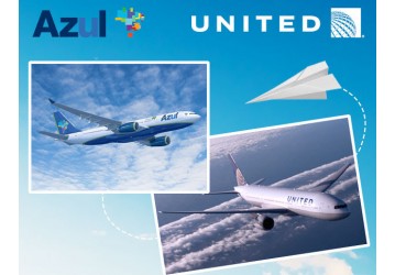 Azul Linhas Aéreas e United Airlines celebram parceria estratégica de longo prazo